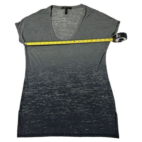 BCBG MAXAZRIA Women’s Grey Ombré Short Sleeved Shirt Size XS - Picture 8 of 11